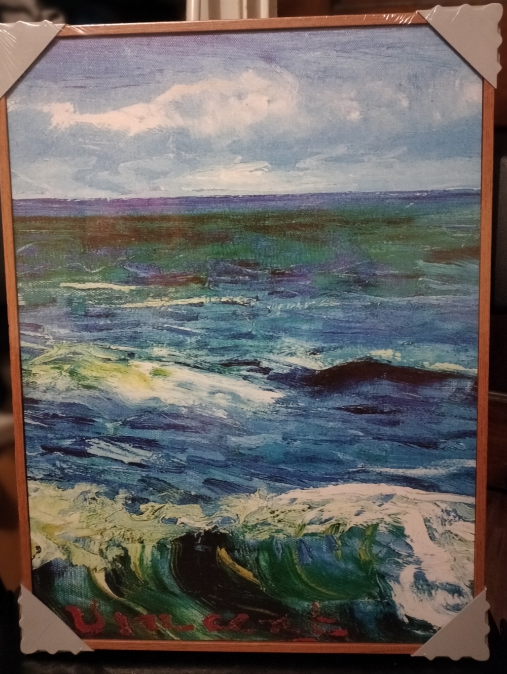 Set of 2 Vincent Van Gogh Canvas Wall Art - Saintes-Maries-de-la-Mer - 12"x16"